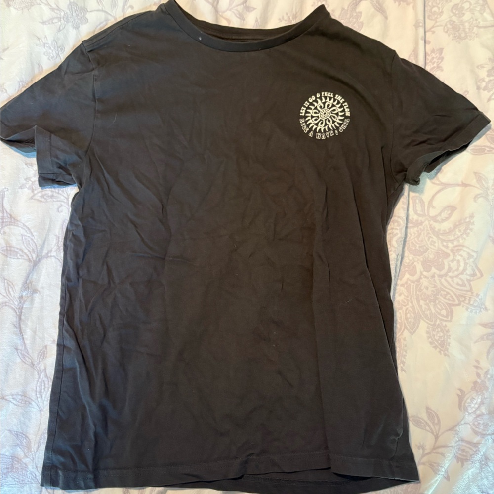 Women's Black Short Sleeve Tee with Graphic